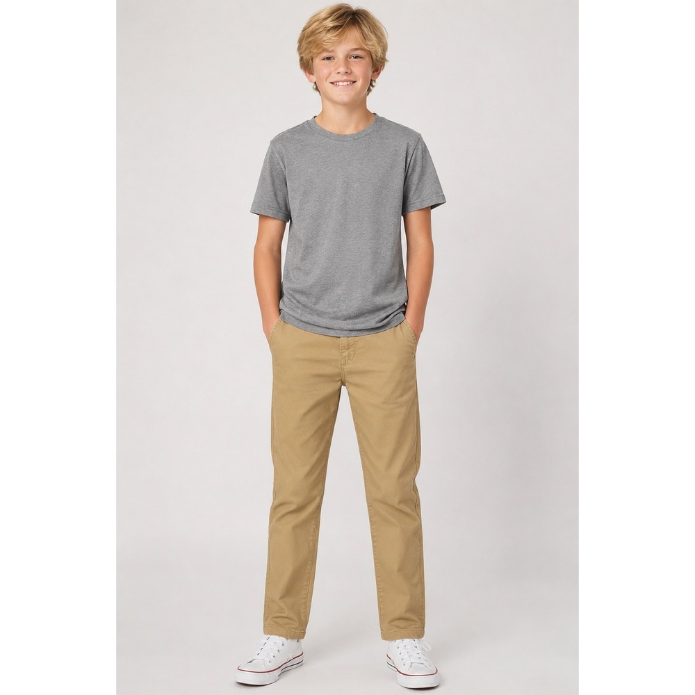 The Children's Place Boys Khaki Chino Pants Husky Size 16 Tan‎ School Uniform